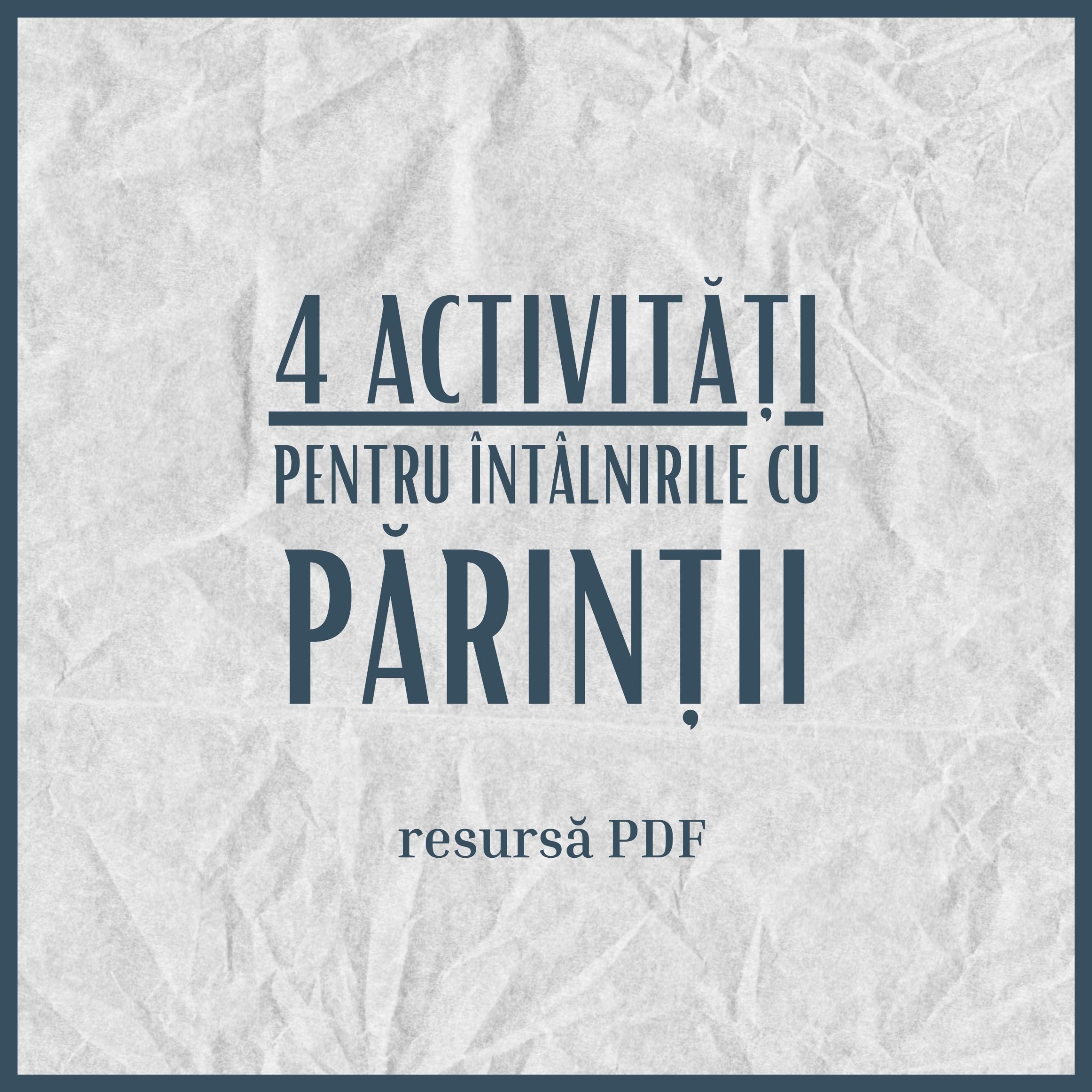 4 activitati